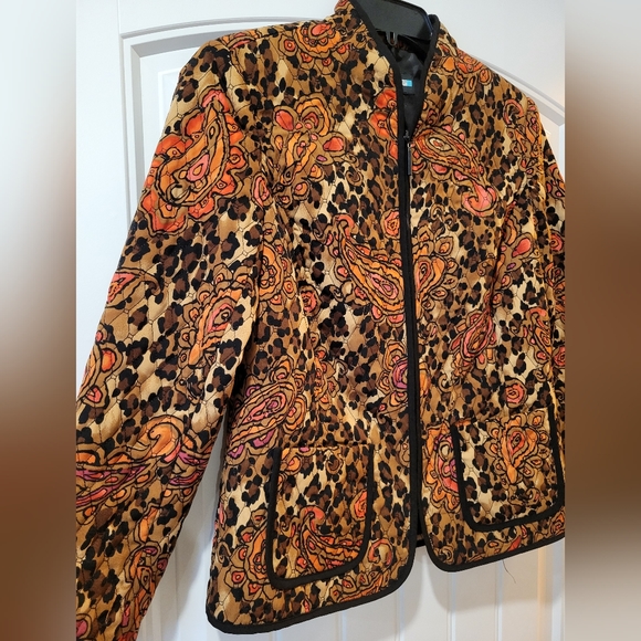 Requirements animal print quilted jacket S - Picture 5 of 7